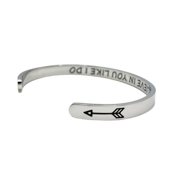 Sam & Lori Inspirational Bracelet "Believe in you like I do" - Picture 4 of 9